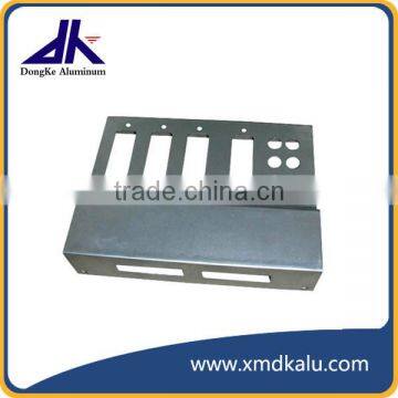 Aluminum extrusion profile punching machining