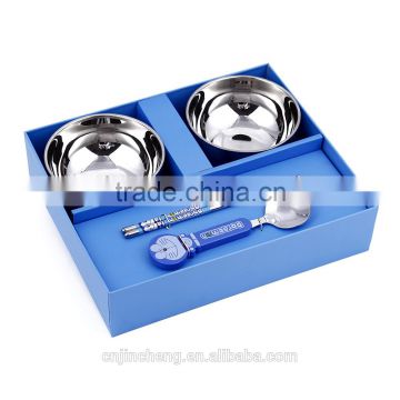 Factory Price Top Quality Hot Sale Cartoon Bowl Chopsticks Spoon Fork Gift Cutlery Set photo-6