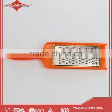 Orange Stainless Steel Kitchen Mircroplane Zester Grater photo-3