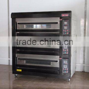 3 or 4 Deck Pizza Oven,gas Oven With Steam,commercial Pizza Oven With Stone Floor photo-4