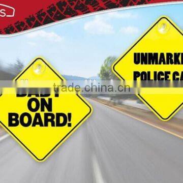 Factory Directly Selling Promotional UNMARKED POLICE On Board Car Signs