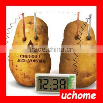 UCHOME Green Science DIY Potato Battery Clock Set photo-3