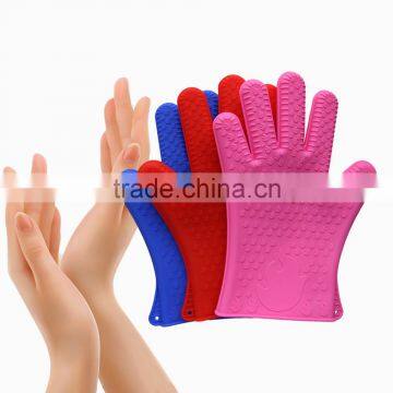 Dotted Gloves Custom Logo Christmas Promotional Gift Silicone Oven Gloves photo-6