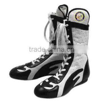 Boxing Shoes Made from PVC and Leather