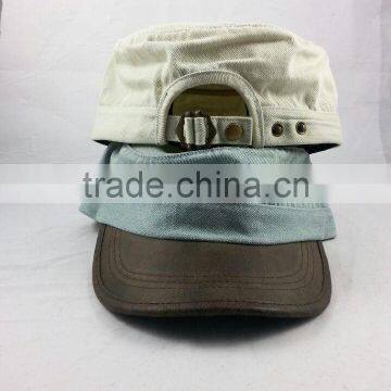 Custom Militsy Cap/denim Flat Cap photo-2