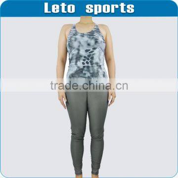 Women's Racerback Singlet with legging,quality vest and bottom