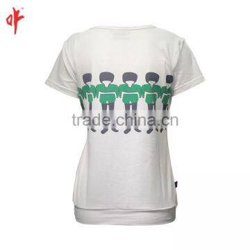Cut and Sewn T-shirt, Casual Training Top,Heat Seal or Screen Printing Logos photo-3
