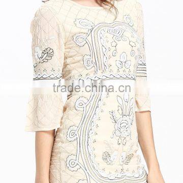 Domin Fashion Designer One Piece Beading and Sequin Dress photo-2
