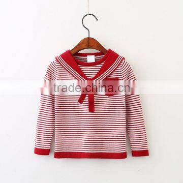 Latest New Sailor Style Striped Kids Sweater for 3 to 8 Years Old Children photo-3