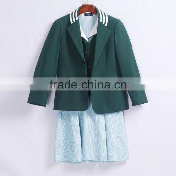 Custom Green Winter School Uniform Blazer photo-3
