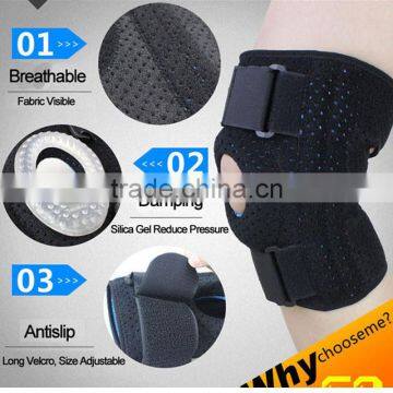 Neoprene Adjustable Silica Gel Knee Support, Knee Brace