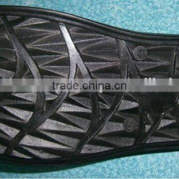 Black Leather Slippers for Men 2015 photo-3