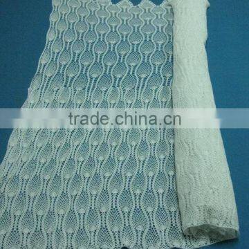 Machine Crochet Cotton Fabric Textile for Garment photo-1