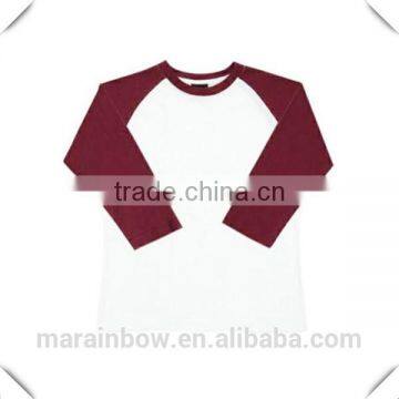 Women's Baseball T-Shirt 3/4 Raglan Sleeve Baseball Tee Soft 100% Cotton Two Tone Contrast Colors Unisex Baseball T Shirt photo-5