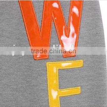 2016 Linen Gray Letters Posted Split Skirts photo-6