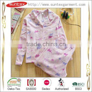 2014 New Arrival 100% Polyester Microfleece Ladies Sleepwear