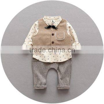 S17746A New Arrivals Autumn Kids Clothing Sets 3 Pieces Boys Clothing Sets photo-3