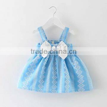 Names of OEM Fashion Design Small Girls Dress With Big Bowknot Appliqued Kids Fashion Clothes Games photo-2