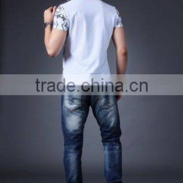 2016 Trendy Mens Cotton t Shirt Custom Fashion t Shirt photo-3
