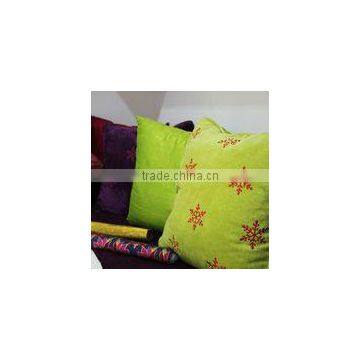 Assortment of Christmas Cushion Covers Cotton Velvet Embroidered