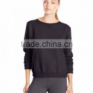 Custom Sports Plain Sweatshirts Cheap Fleece Sweater Girls Stylish Knitted Pullover Sweater photo-3