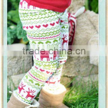 Baby Girls Toddler Christmas Leggings Reindeer Snowflake Deer Leggings Pants Trousers photo-2