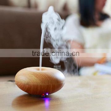 2015 HOT Wood Grain Aromatherapy diffuser air humidifier LED Night Light Ultrasonic humidifier air Aroma Diffuser mist maker