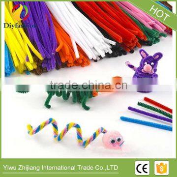 Hot Selling Double Color Chenille Stem Cure- Pipe Cleaners DIY Handicraft Creative Toys for Kids photo-4