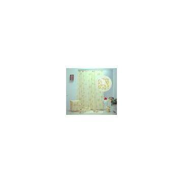 China (Mainland) Printed 100% Polyester Shower Curtain
