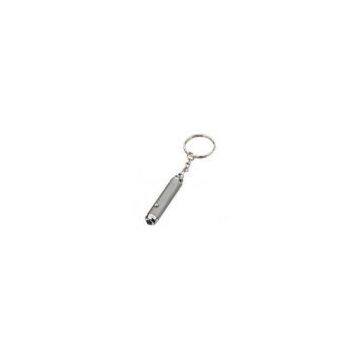 mini PVC key chains with LED flashlight with printed logo for Promotional gifts