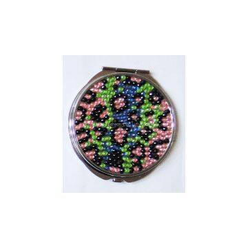 Gradient Stone Leopard Pattern Cosmetic Mirror LFM1705