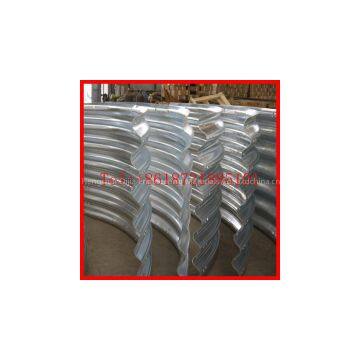 Galvanized corrugated metal culvert