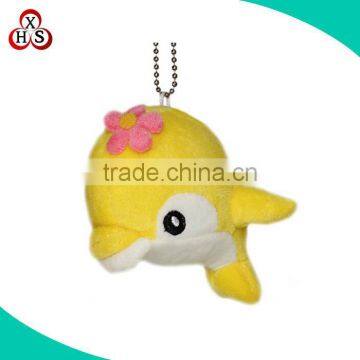 Custom sea animals keychain plush whale keychain