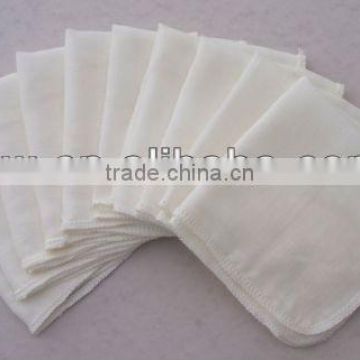 100% Natural Cotton Muslin Cloths Face Cleaning Cloth 4layers 30cm x 30cm Pack of 10