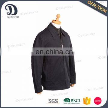 Customized navy man winter jacket for men