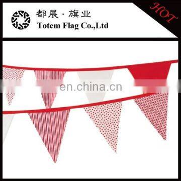 Hot Sale Decorative Hanging Triangle Flag Size