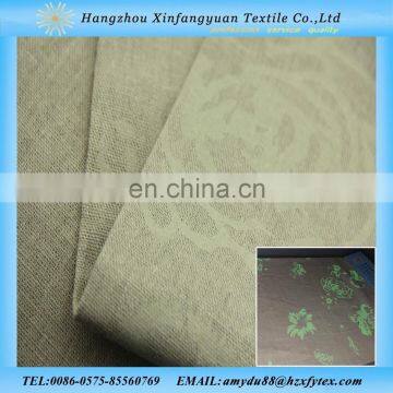55%Linen 45%cotton blend luminous fabric