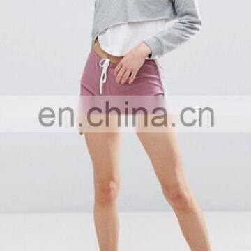 China supplier wholesale pink color casual runner sports shorts women