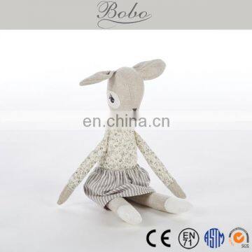 Customized printing fabric cloth baby deer stuffed toy