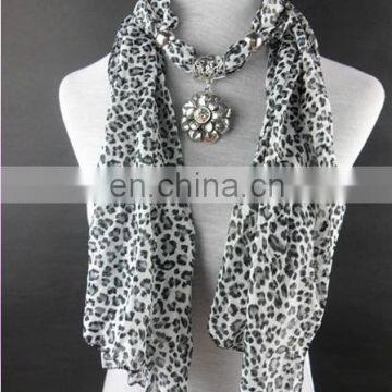 Fashion Hot Flower pendant jewelry scarf new zealand wholesale