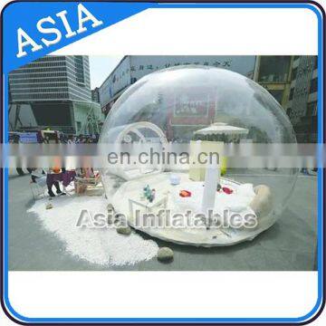 Christmas Promotion PVC Tarpaulin Inflatable Snow Globe, Giant Inflatable Human Snowglobe With Advertising Background photo-2