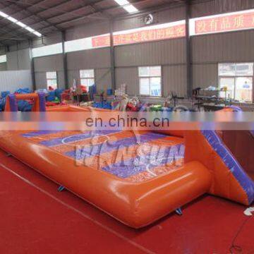 EN14960 inflatable football field water football pitch with CE certificate for sale, inflatable football arena