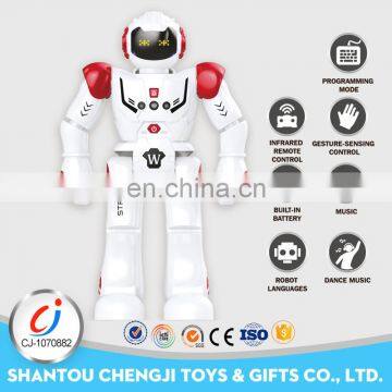 High quality kids toy plastic educational electric intelligent mini robot