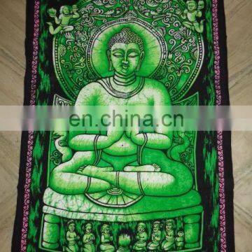 hindu prints BATIK PRINTED WALL TAPESTRY FROM INDIA LOT OF 50 PCS