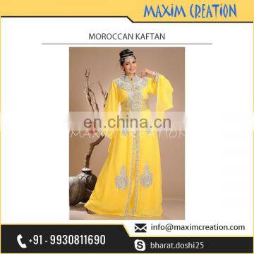 Leading Indian brand Selling Polyester Kaftan Having Astonish Design with Good Colour Combination