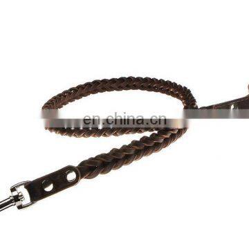 Wholesale Custom Print Logo Dog Training Leather Leash