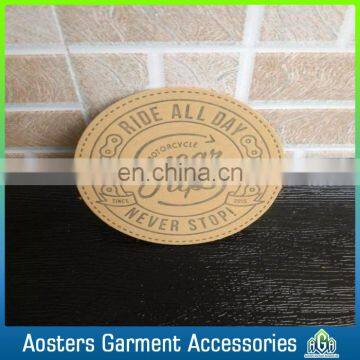 Fashion Design Embossed High End Garment Fake Leather Label for Jeans photo-5
