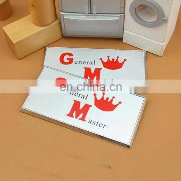 China Suppliers Self Adhesive ABS Nameplates photo-4