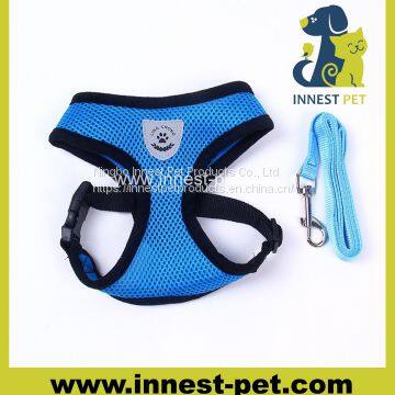 wholesale mesh dog harness with pet leash