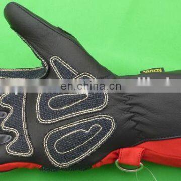 Top Quality Cow Genuine Leather Rescue Mechanics Firemen Gloves 2017 photo-5